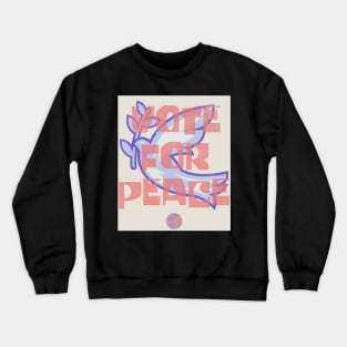 Vote for PEACE Crewneck Sweatshirt